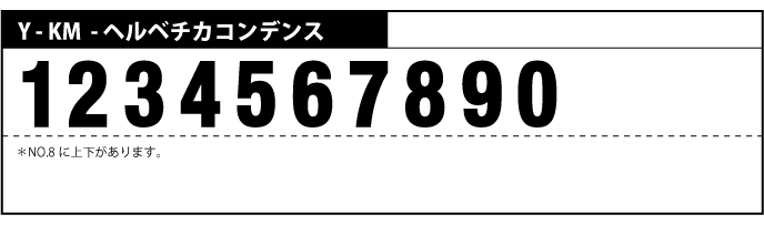 Y-KM-ヘルベチカコンデンス